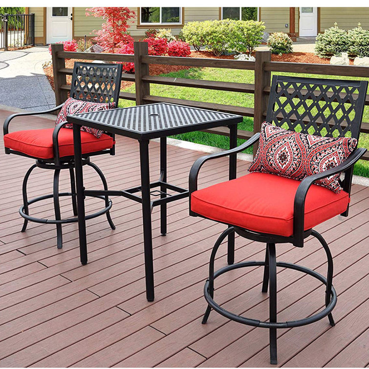 3 piece patio bar set hot sale